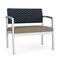 Lesro Lenox Steel Bariatric Chair Metal Frame, Silver, RS Night Sky Back, MD Farro Seat LS1401 - alternate 1
